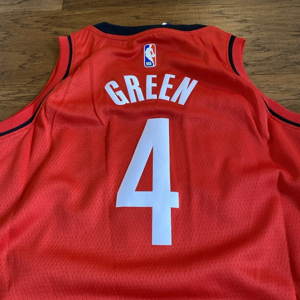 Nike Jalen Green Houston Rockets Icon Edition‎ Red Swingman Jersey Youth Large